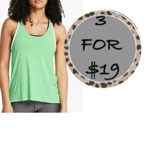 3/$19 Under Armour mesh side panel dri fit tank top